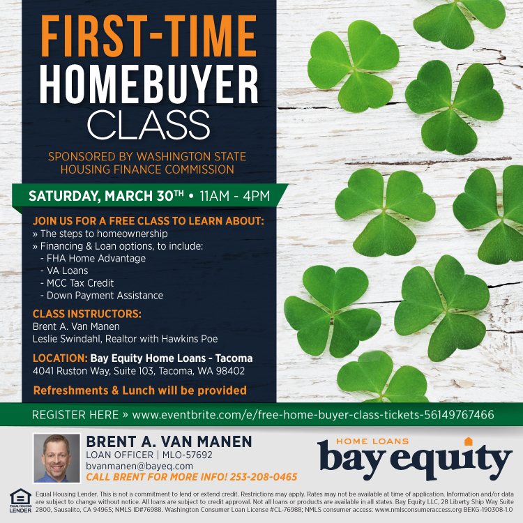 First Time Home Buyers Class March 30, 2019