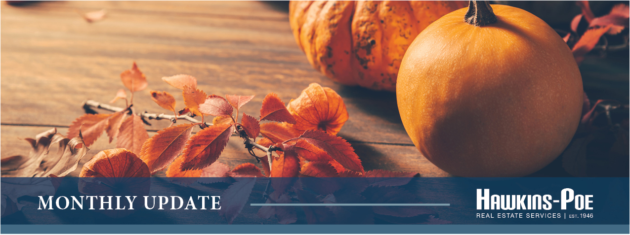 Hawkins-Poe Monthly Market Report November Newsletter October 2022 Real Estate Market Data